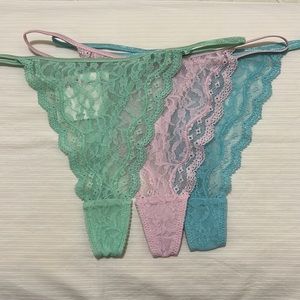 Calvin Klein lace thongs